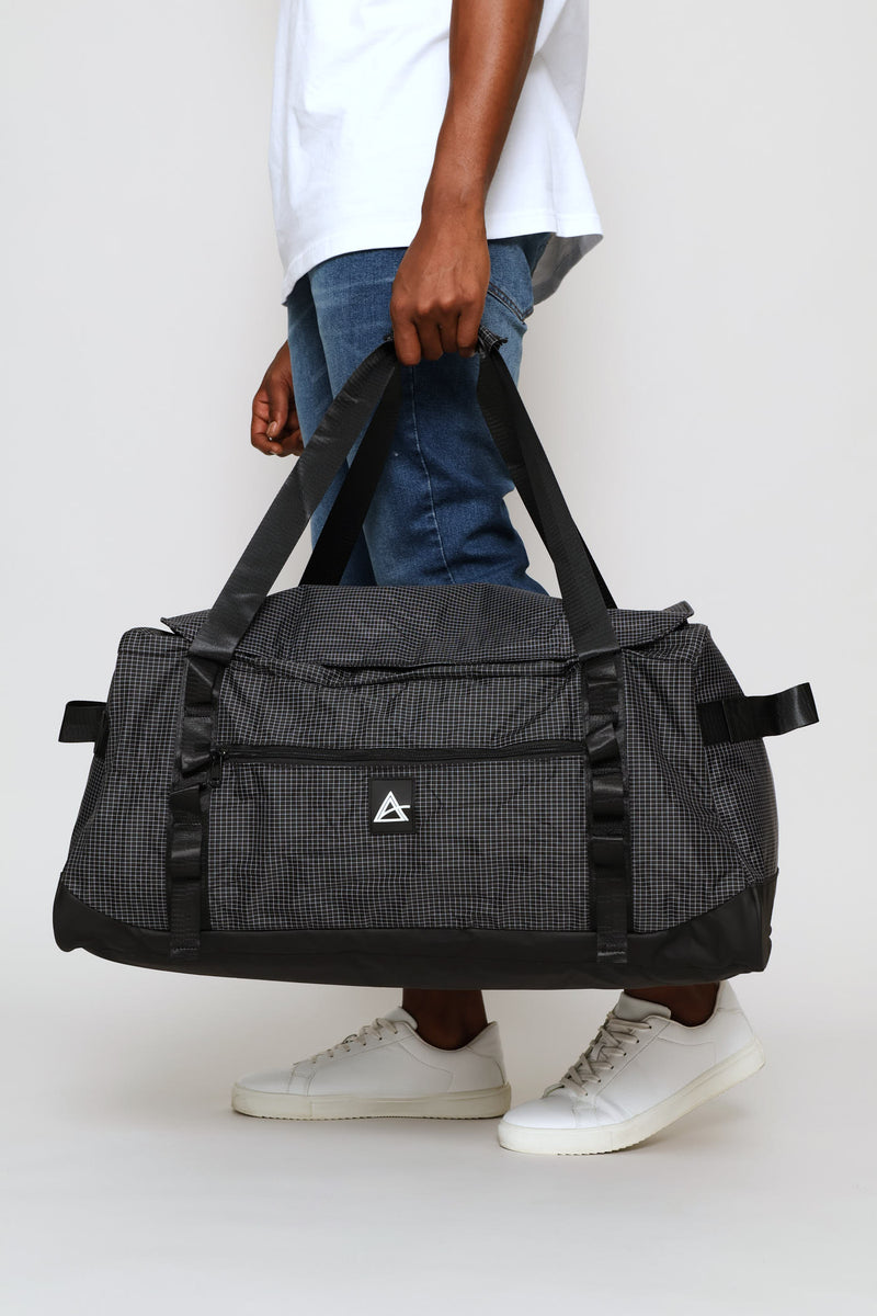 Printed Duffle Bag - Black