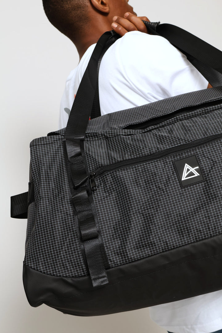 Printed Duffle Bag - Black