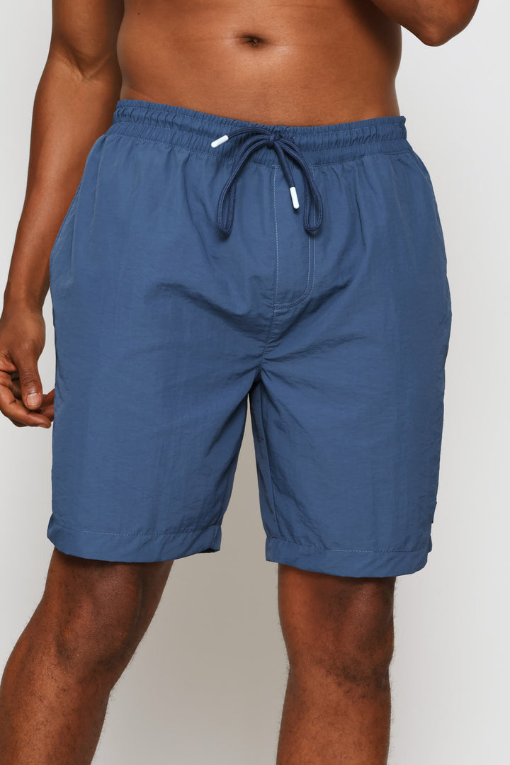 Plain Swim Short - Steel Blue