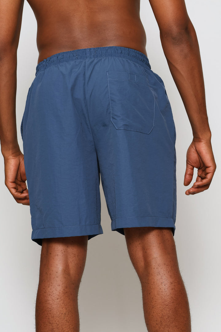Plain Swim Short - Steel Blue