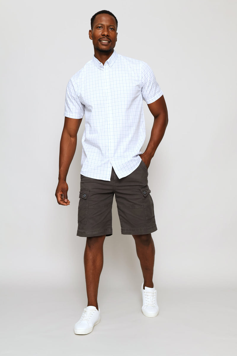 Check Shirt - White/Pink/Blue