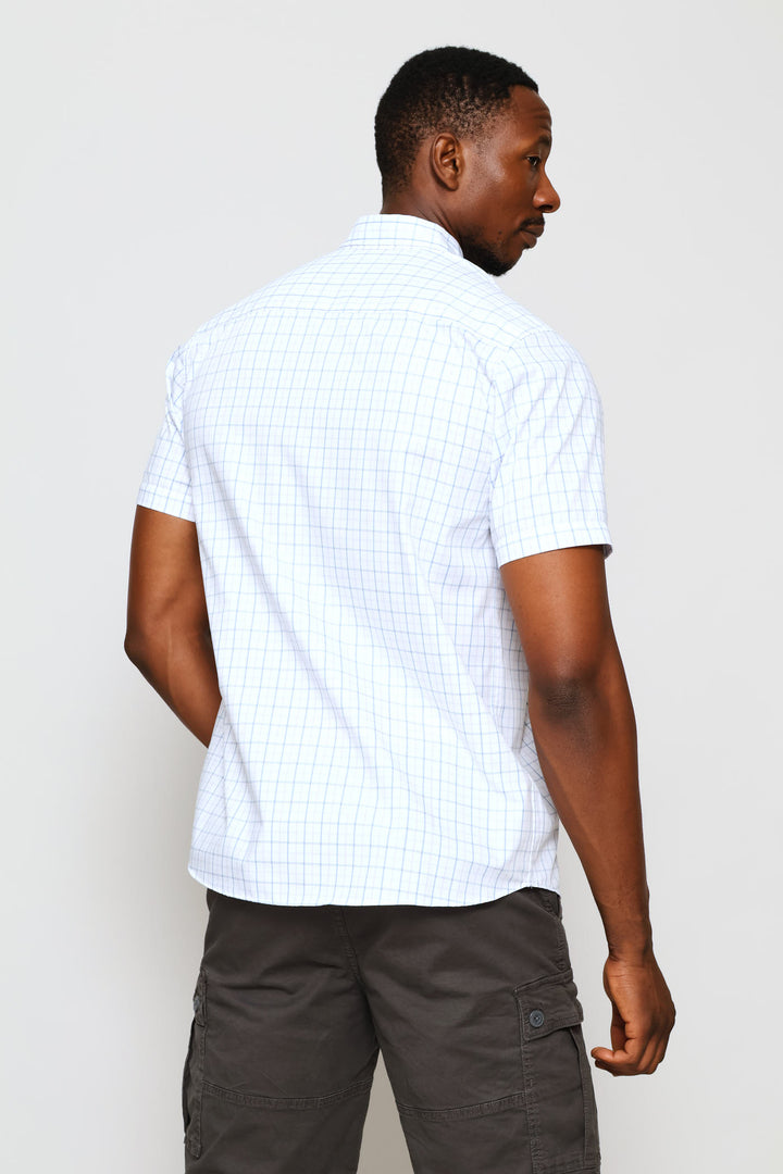 Check Shirt - White/Pink/Blue