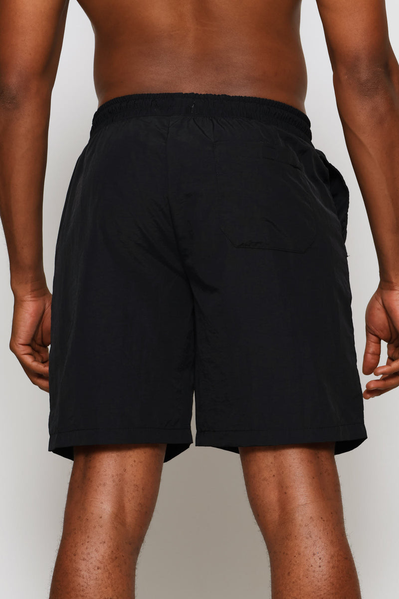 Plain Swim Short - Black