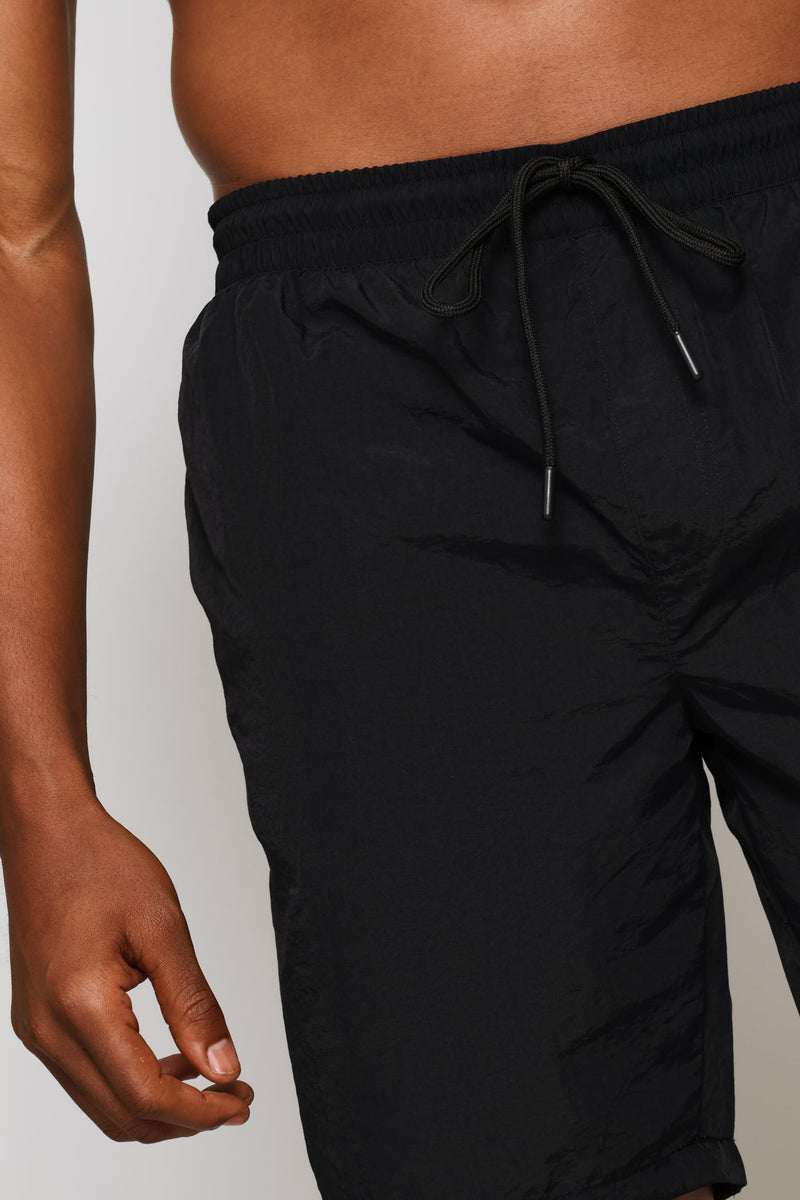 Plain Swim Short - Black