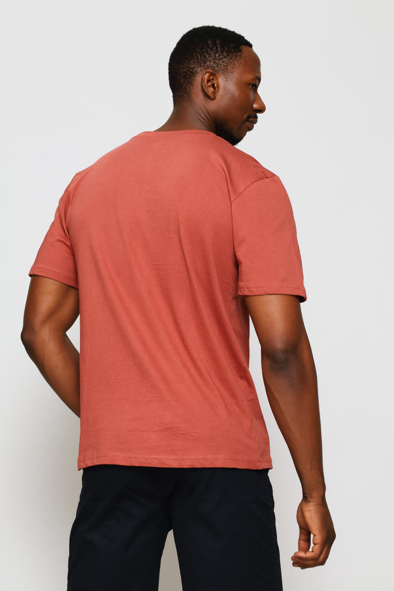 Plain Crew Tee - Brick