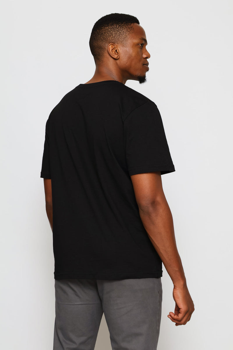 Nguni Steer Tee - Black