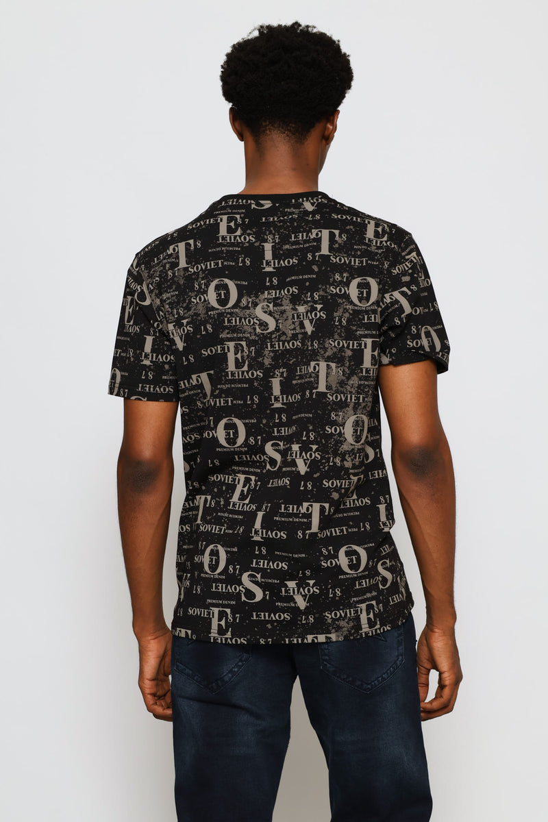 Norton All Over Print Tee - Black