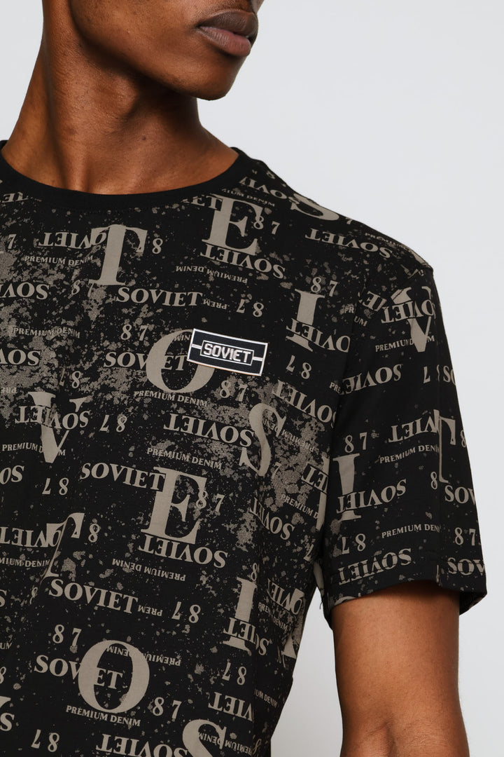 Norton All Over Print Tee - Black