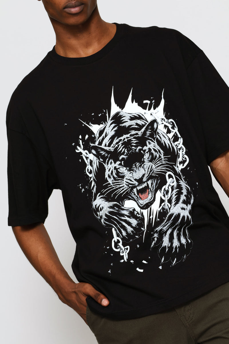 Tiger Bling Tee - Black