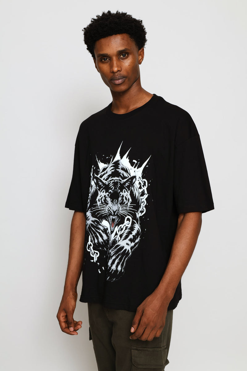 Tiger Bling Tee - Black