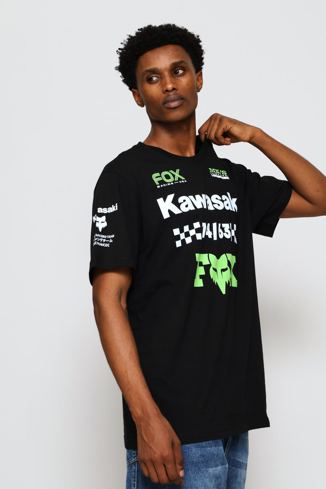 Kawi Checkers Tee - Black