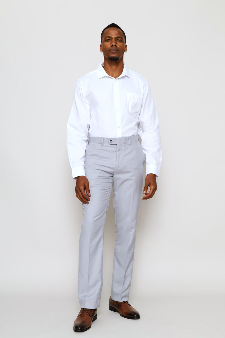Slim Regular Tonal Textured Shirt - White