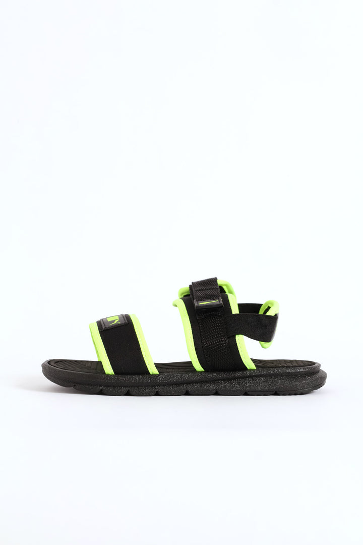 Pre-Boys Crony Soft 2.0 Zadp Sandal - Black