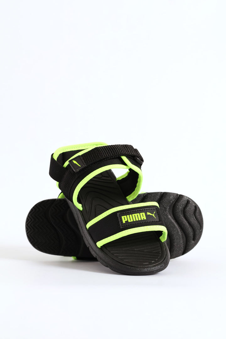Pre-Boys Crony Soft 2.0 Zadp Sandal - Black