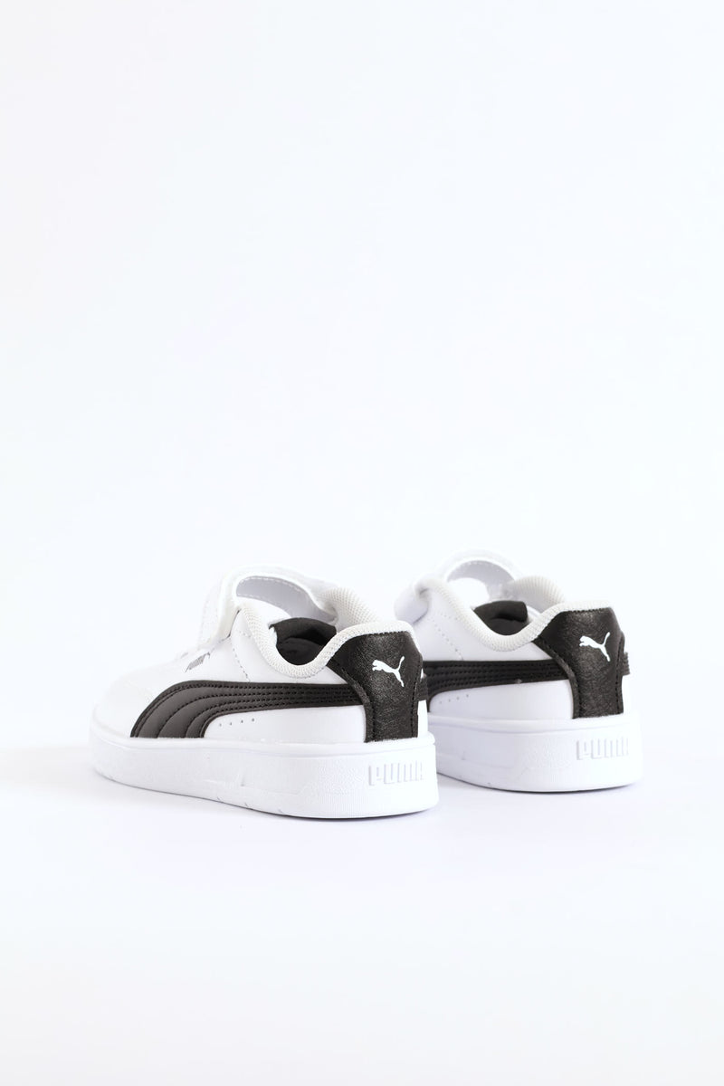 Pre-Boys Court Classic Clean Ac+ Sneaker - White/Black