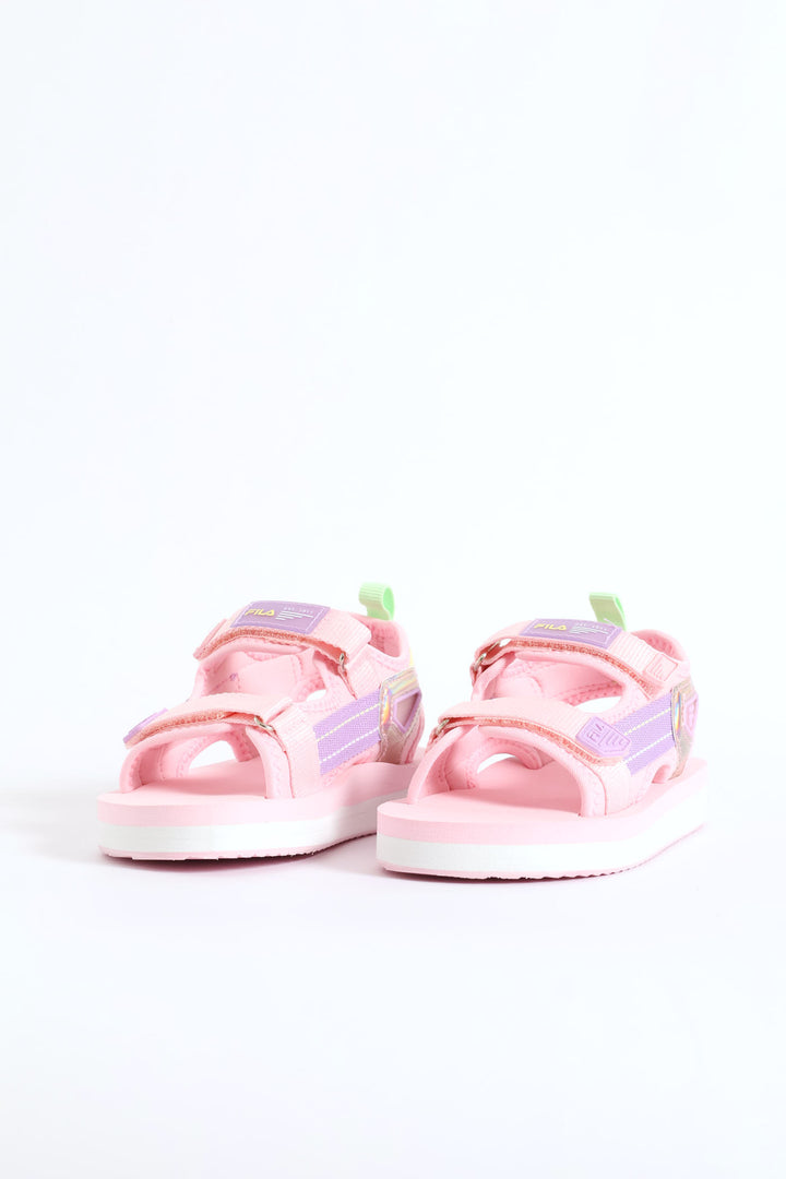 Girls Open Toe Adventure Sandal - Multi