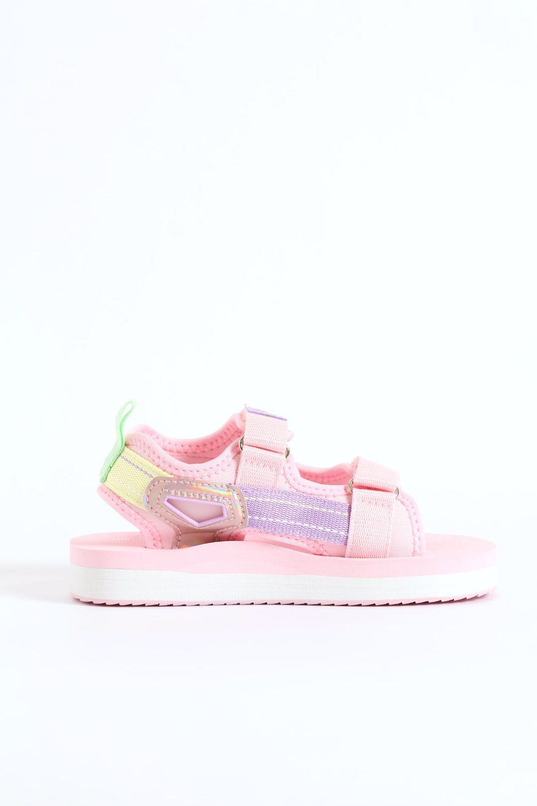 Girls Open Toe Adventure Sandal - Multi