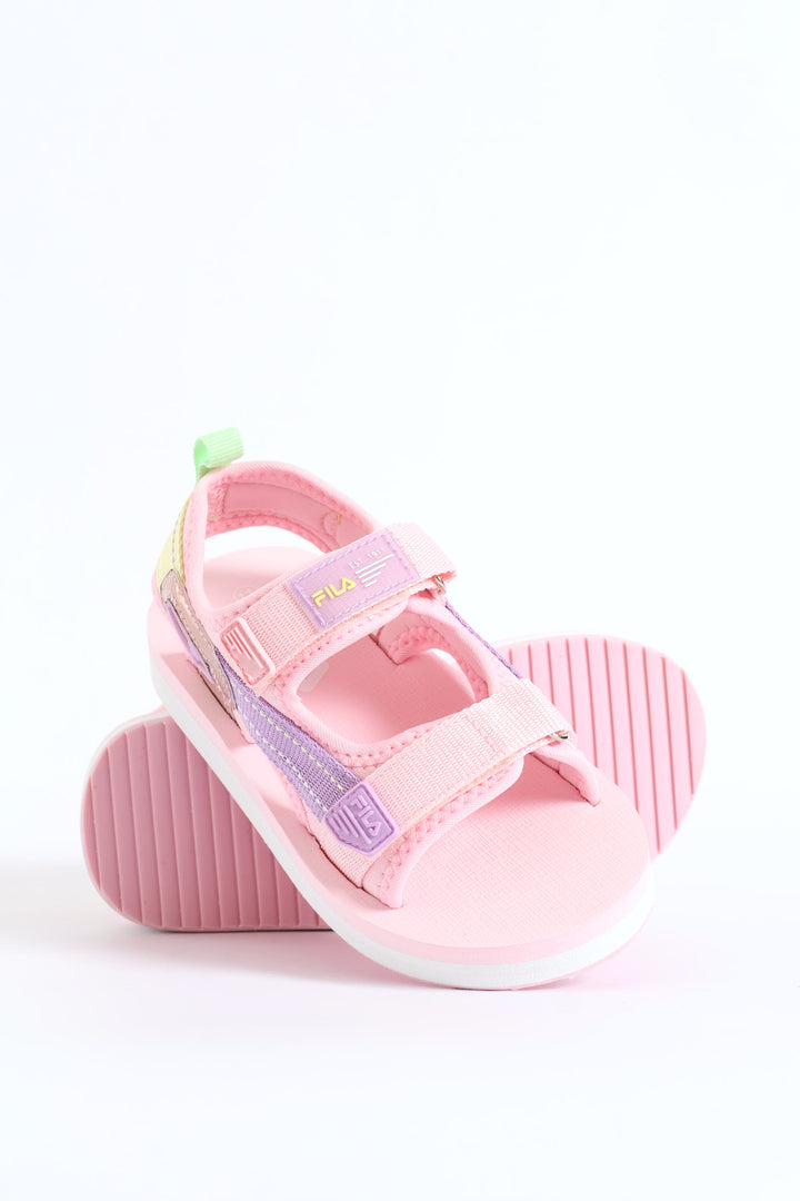 Girls Open Toe Adventure Sandal - Multi