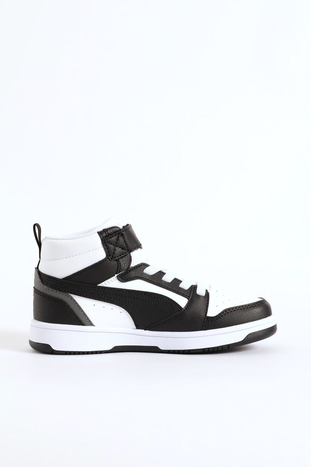 Boys Rebound V6 Mid Ac+ Sneaker - White/Black