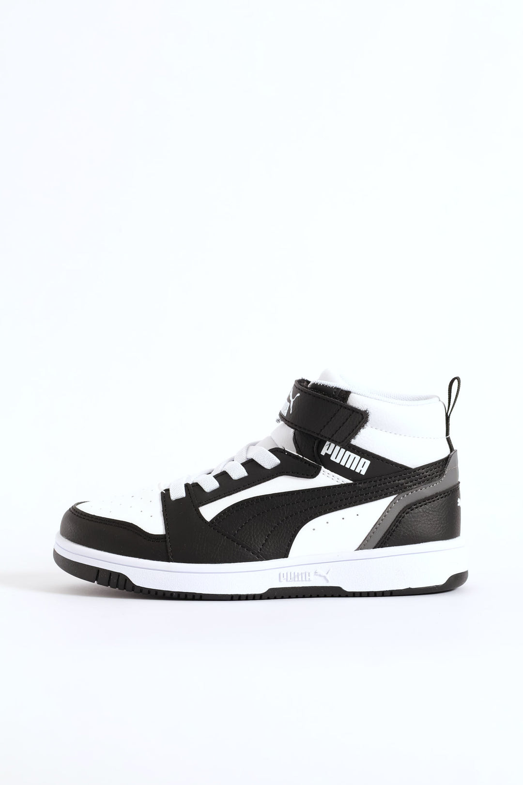 Boys Rebound V6 Mid Ac+ Sneaker - White/Black