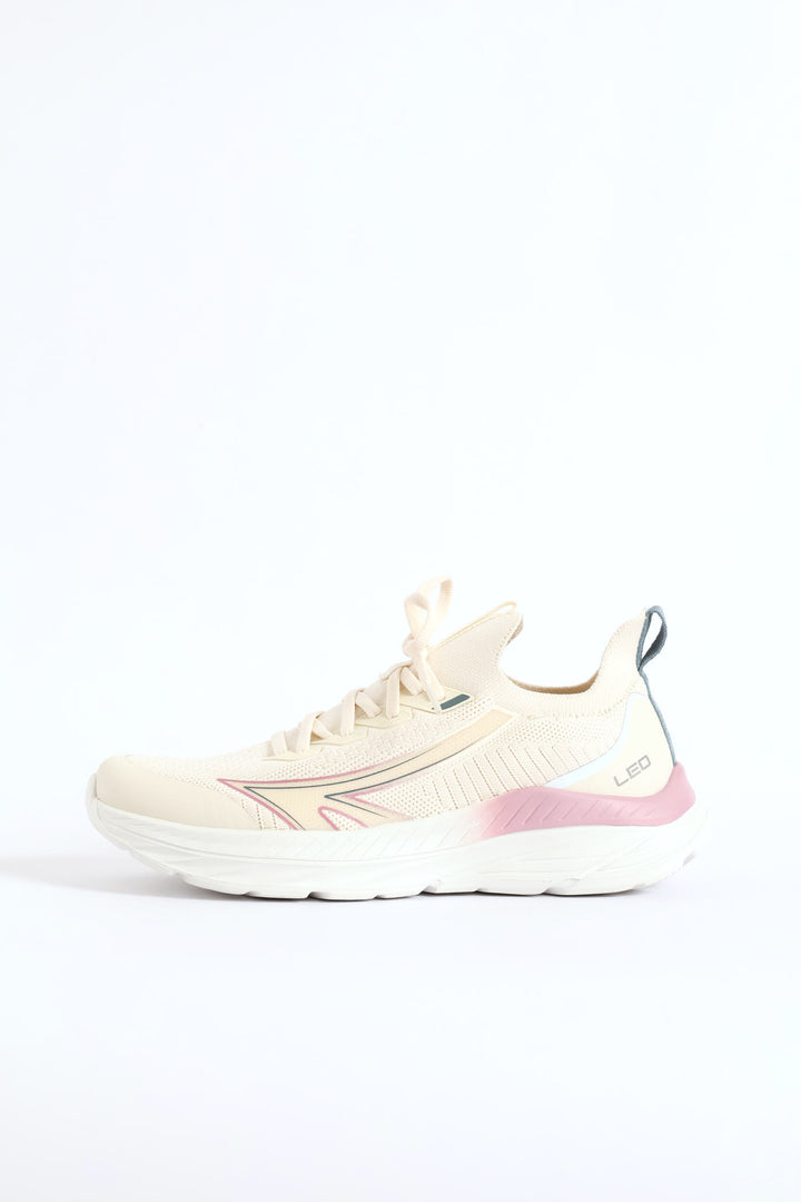 Sante Ana Knitted Trainer - Cream