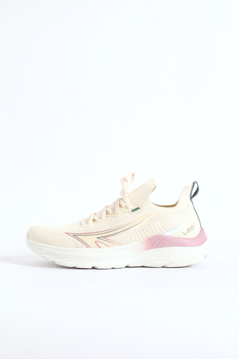 Sante Ana Knitted Trainer - Cream