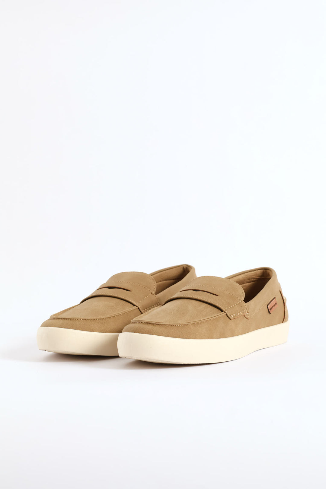 Slip On Casual Penny Moccasin - Taupe