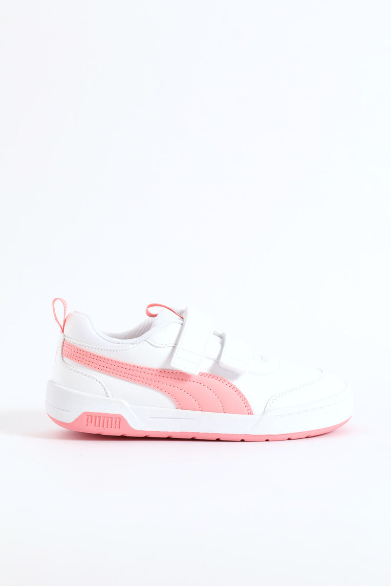 Pre-Girls Multiflex 2 Sl V Ps Sneaker - White/Pink