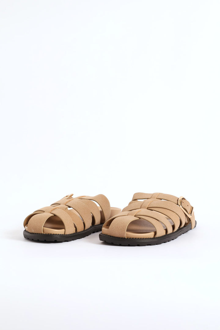 Fisherman Push In Mule - Stone