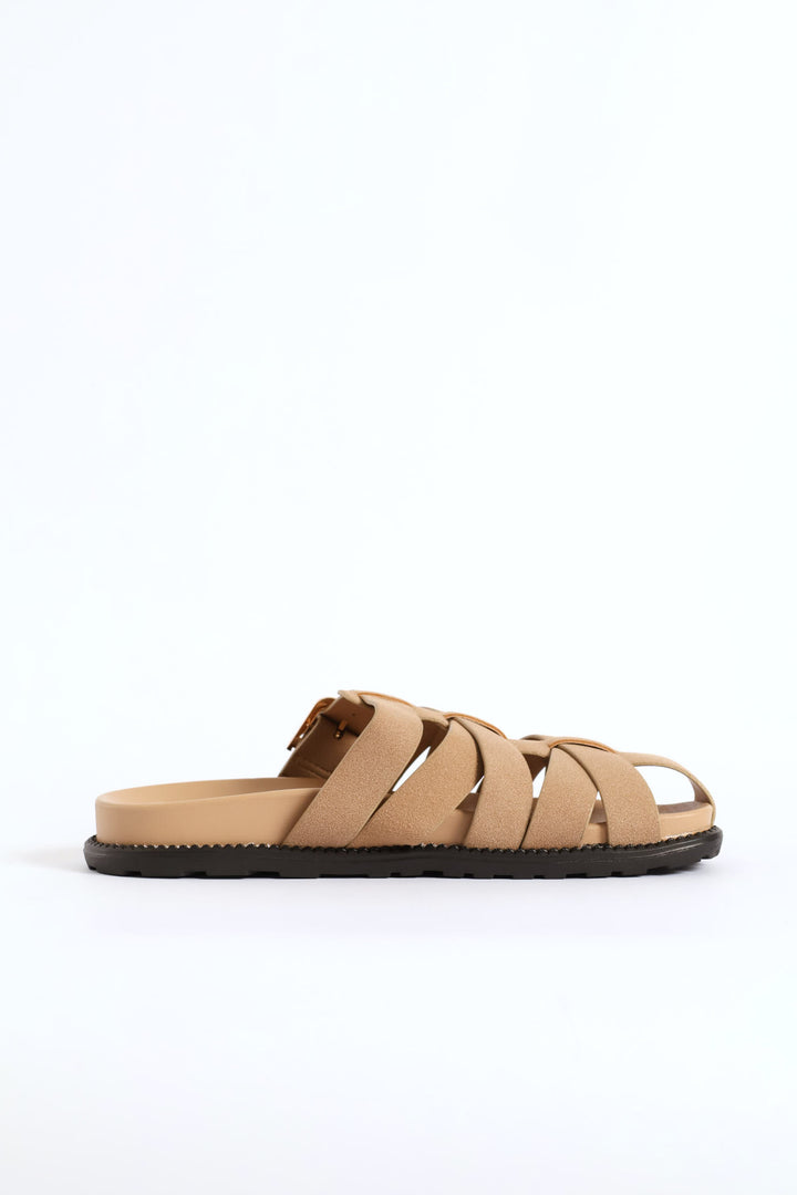 Fisherman Push In Mule - Stone