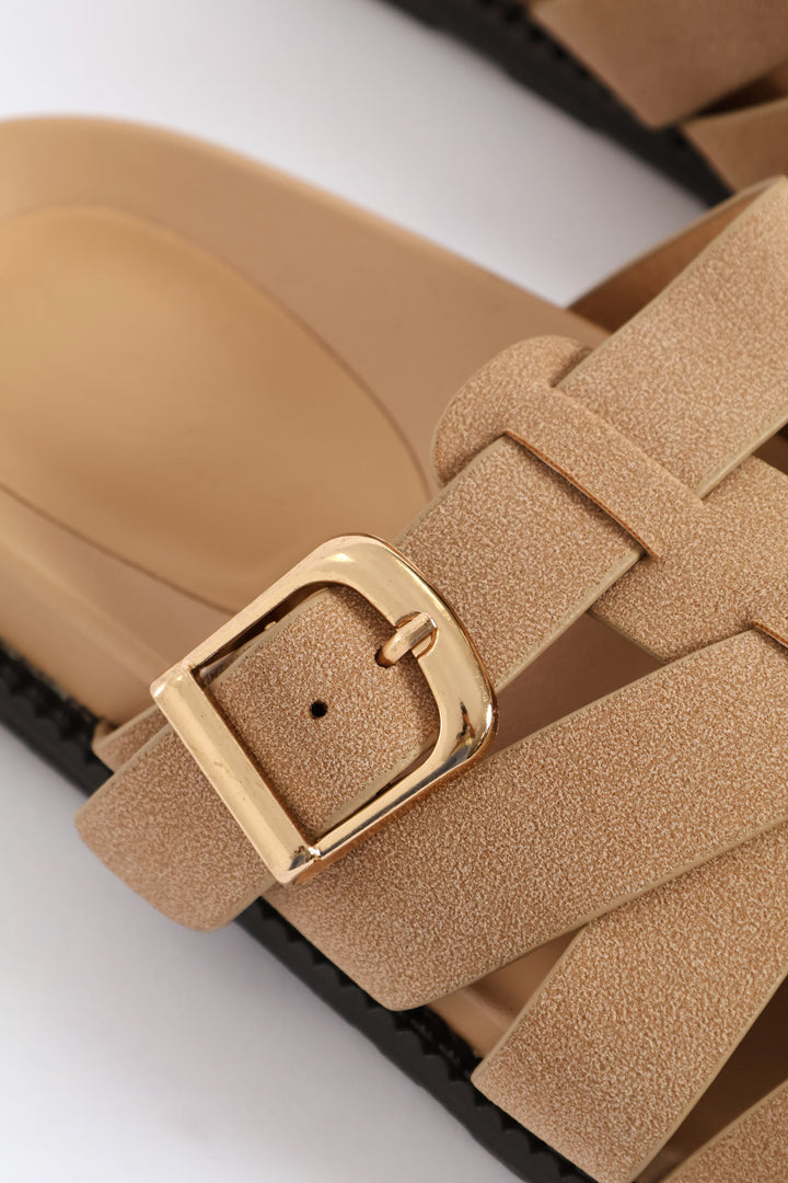 Fisherman Push In Mule - Stone