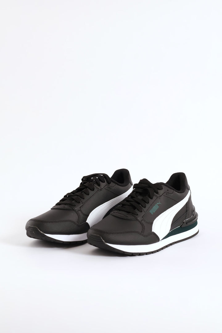 Street Runner V4 Lo Sneaker - Black/White
