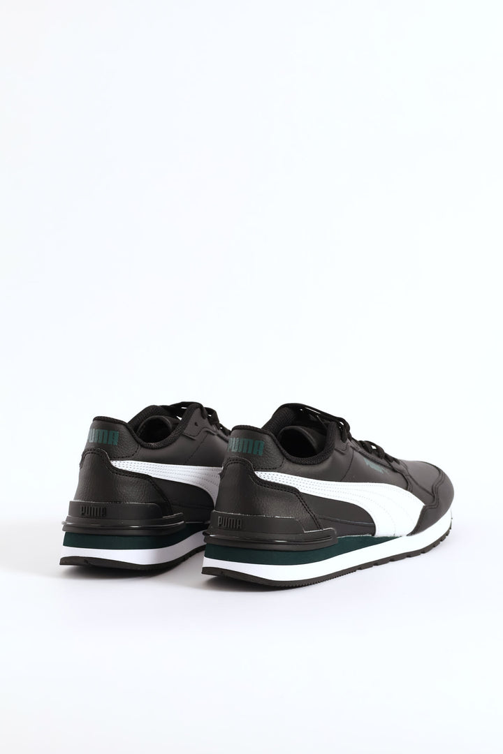Street Runner V4 Lo Sneaker - Black/White