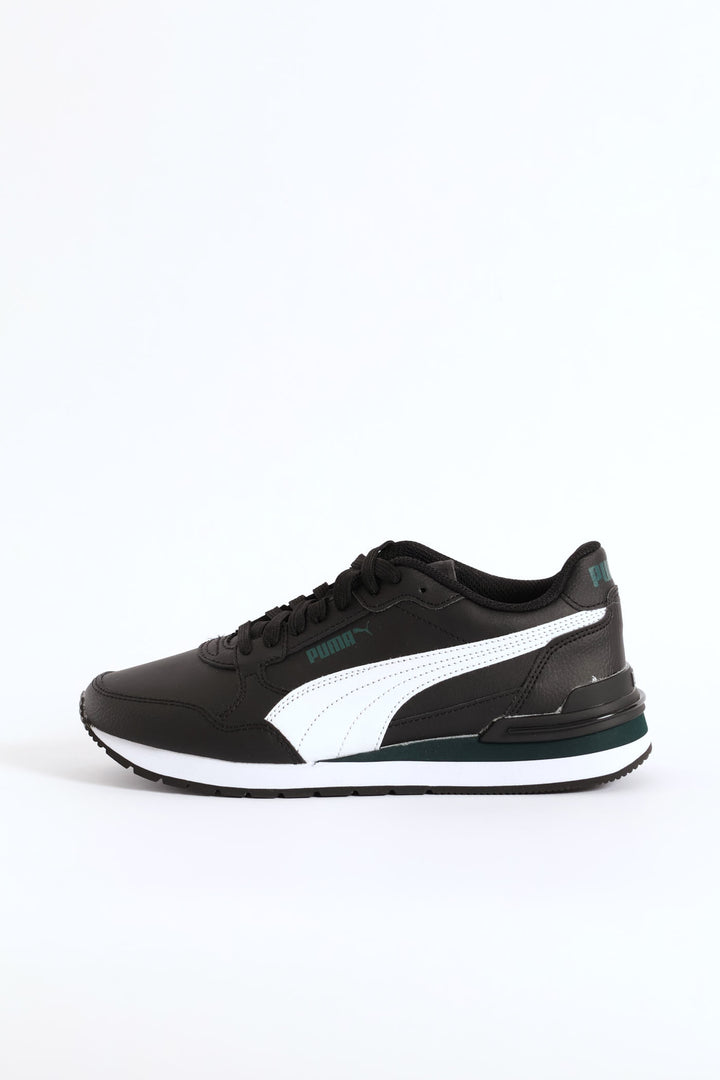 Street Runner V4 Lo Sneaker - Black/White