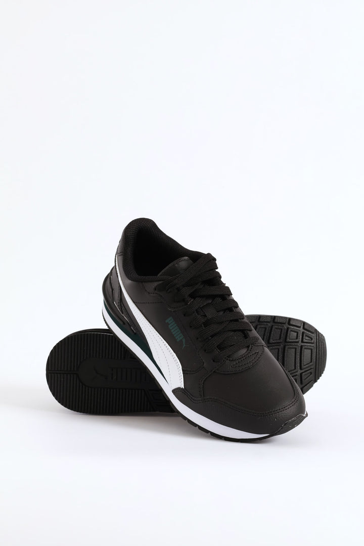 Street Runner V4 Lo Sneaker - Black/White