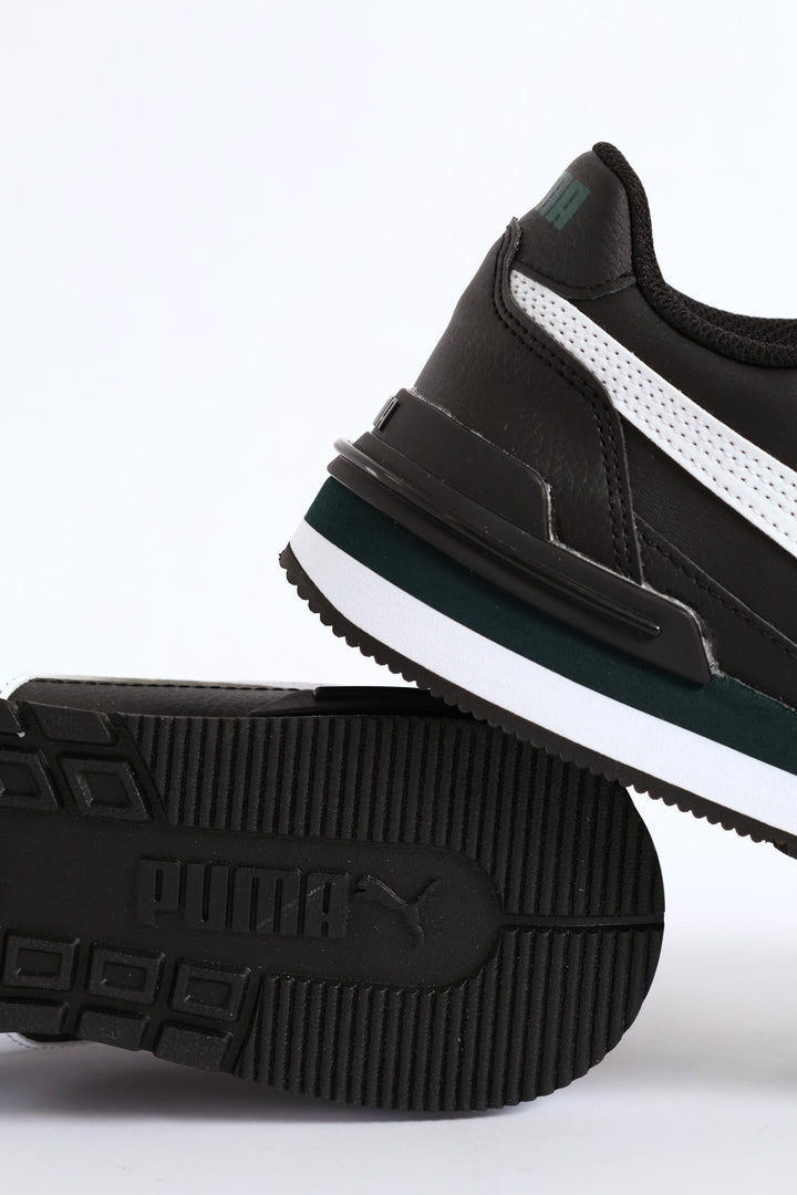 Street Runner V4 Lo Sneaker - Black/White