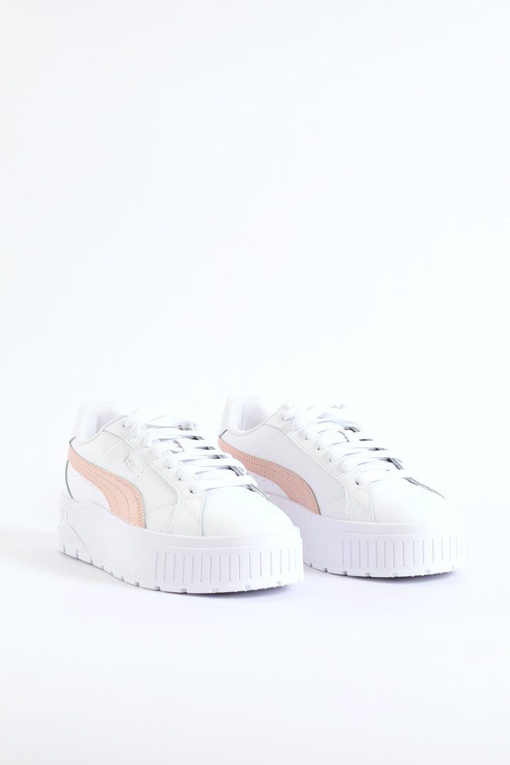 Girls Karmen II Jr Sneaker - White/Pink