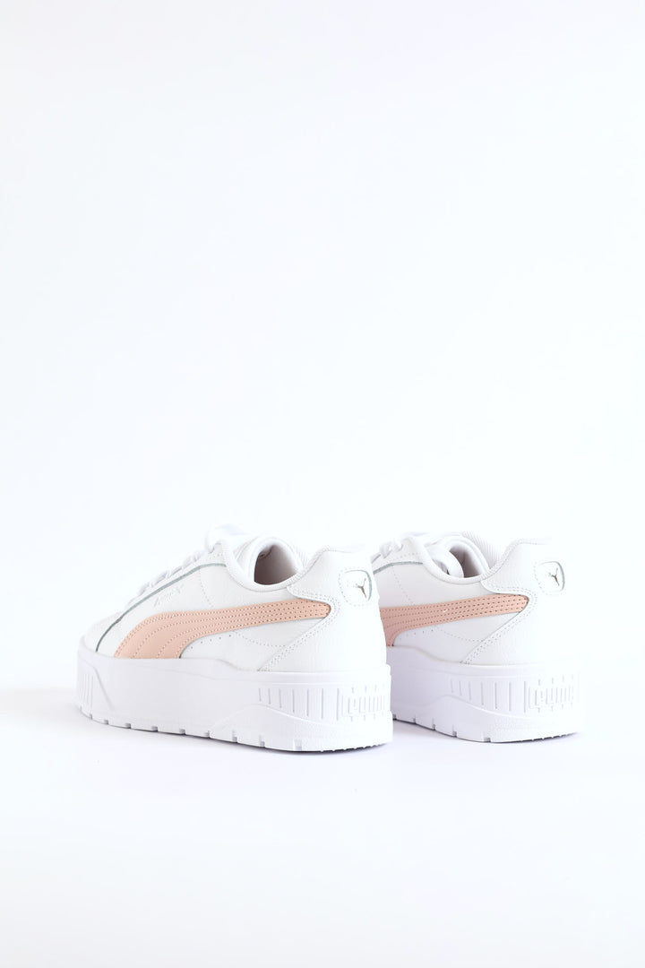 Girls Karmen II Jr Sneaker - White/Pink