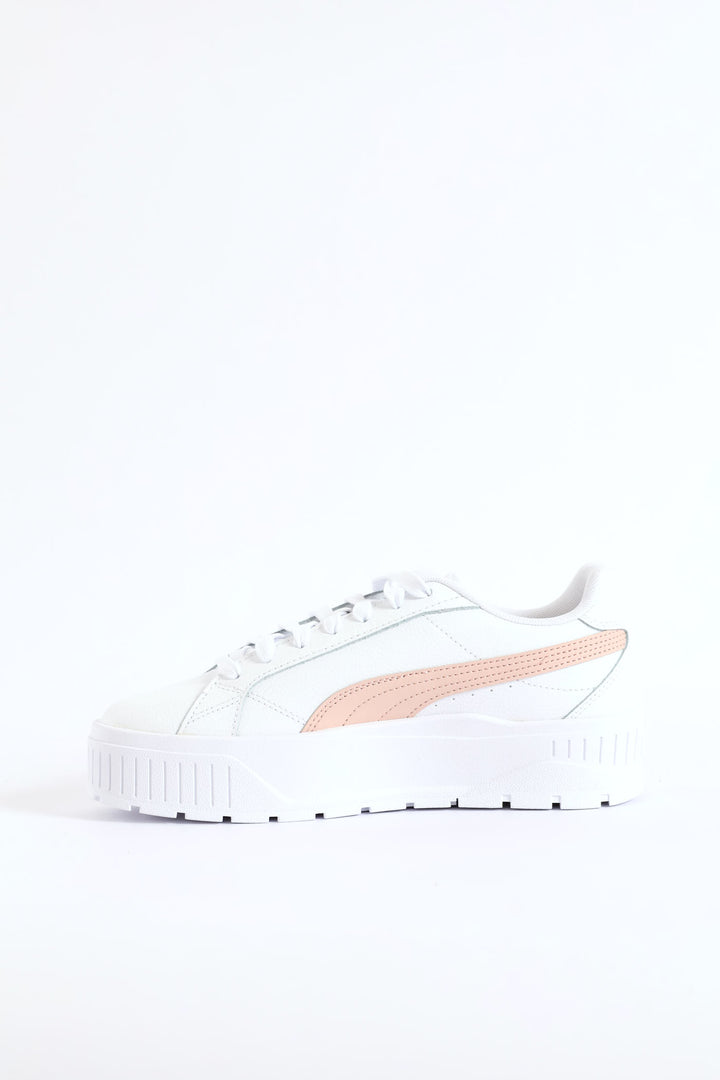 Girls Karmen II Jr Sneaker - White/Pink