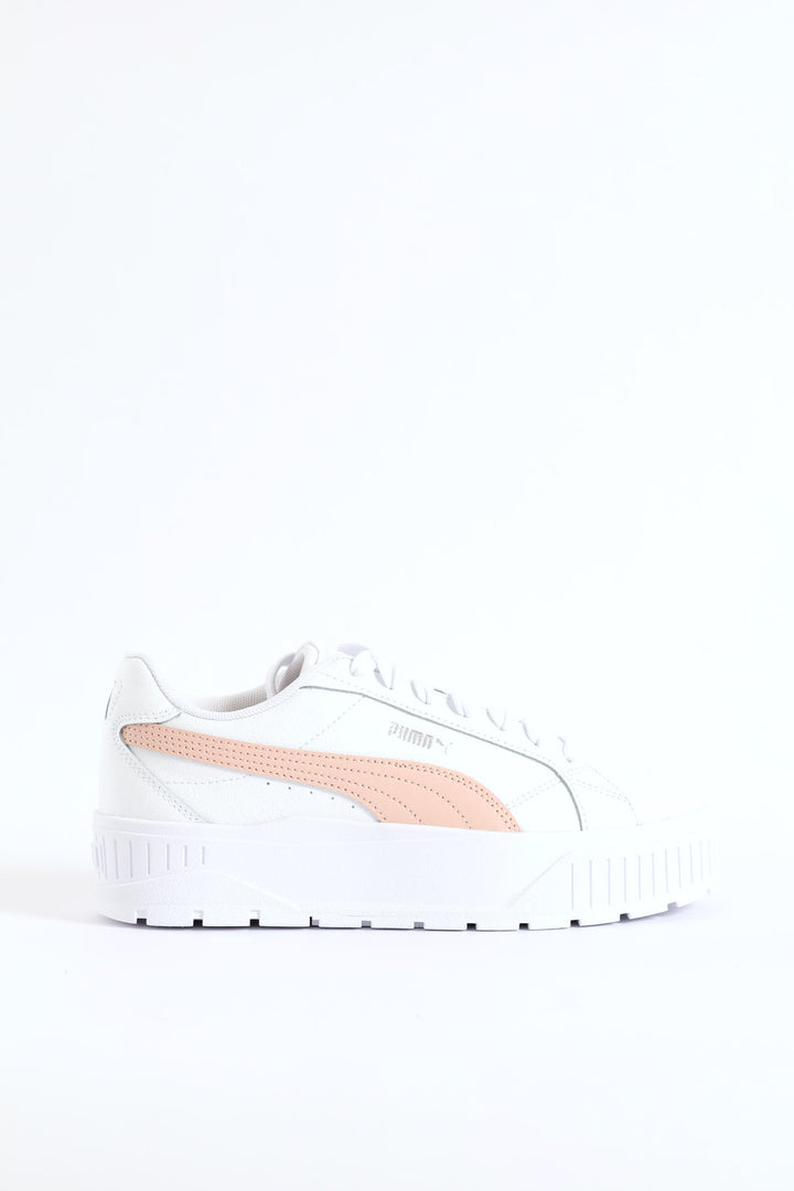 Girls Karmen II Jr Sneaker - White/Pink