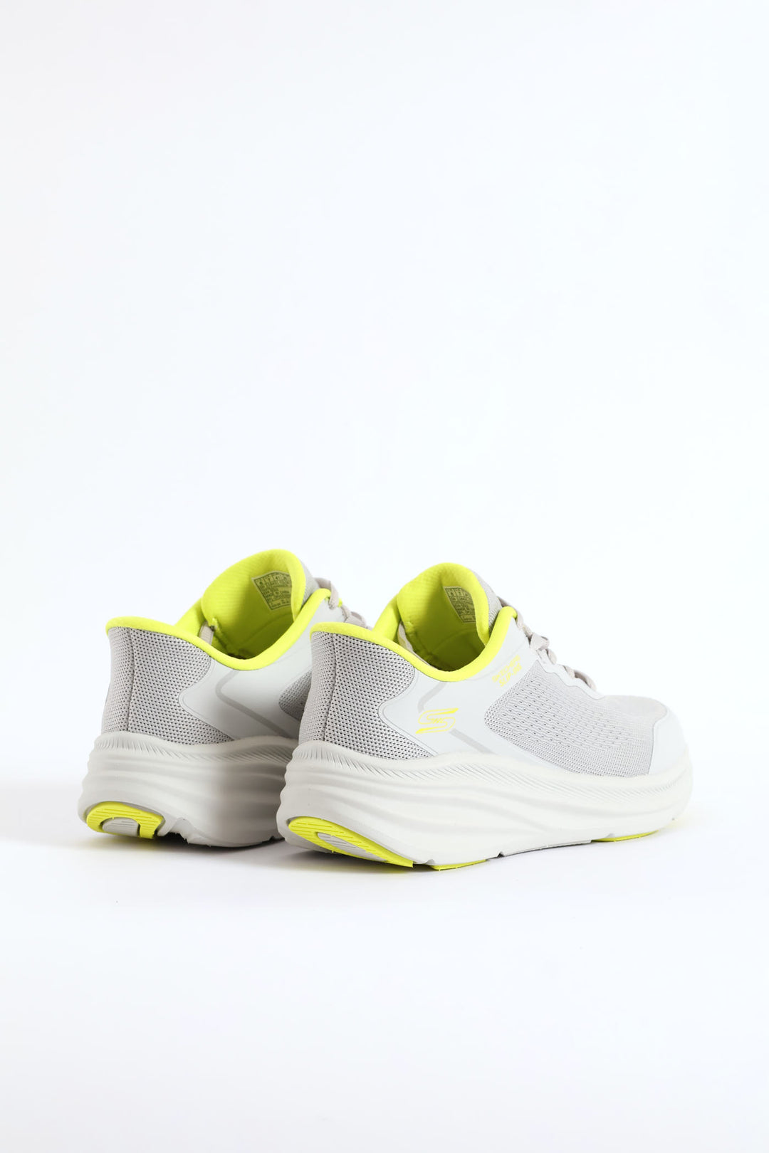 Bobs Skillz Fly Knit Lace Up Sneaker - Light Grey