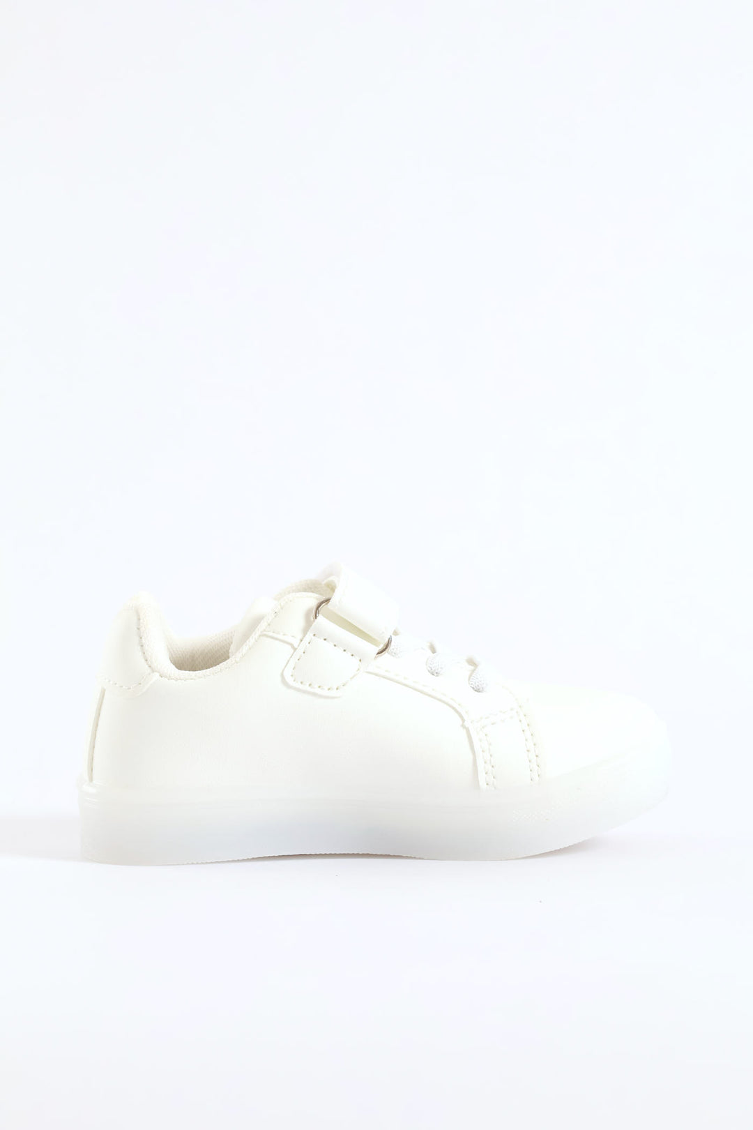 Pre-Boys Graffiti Lightup Sneaker - White