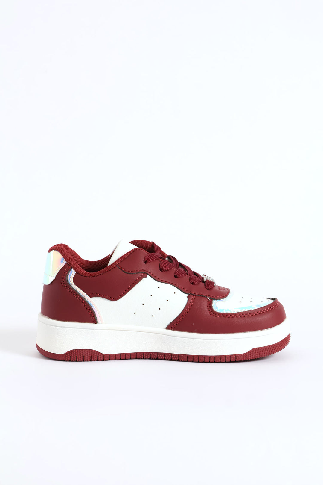 Girls Court Sneaker - Burgundy