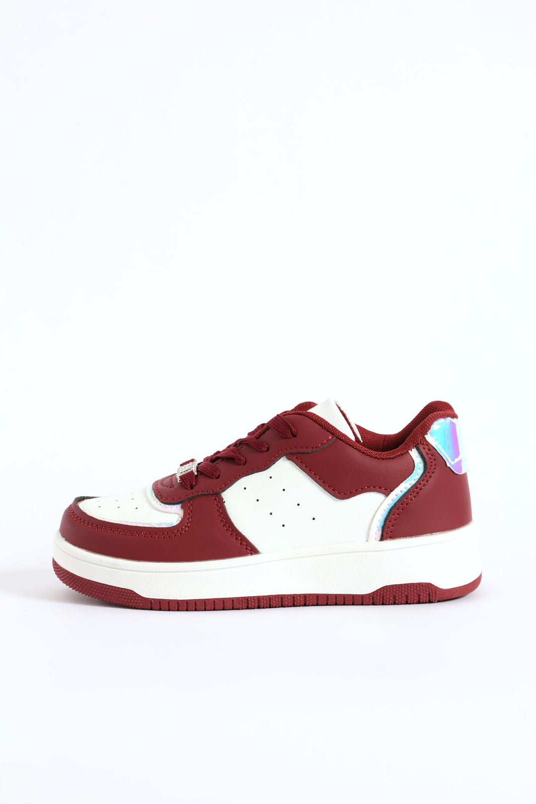 Girls Court Sneaker - Burgundy