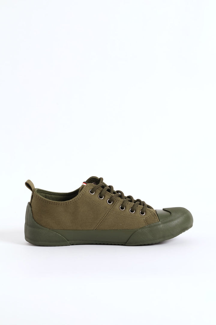 Beast Canvas Sneaker - Olive