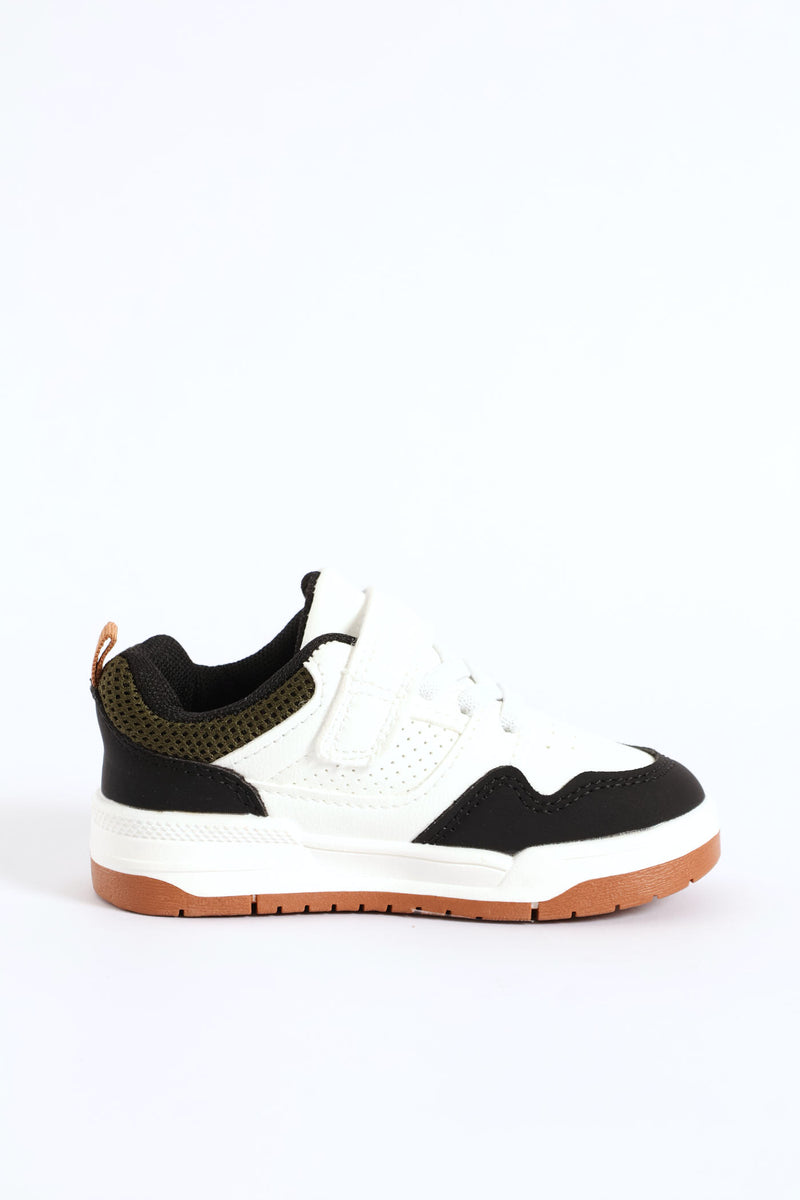 Pre-Boys Court Sneaker - Cream