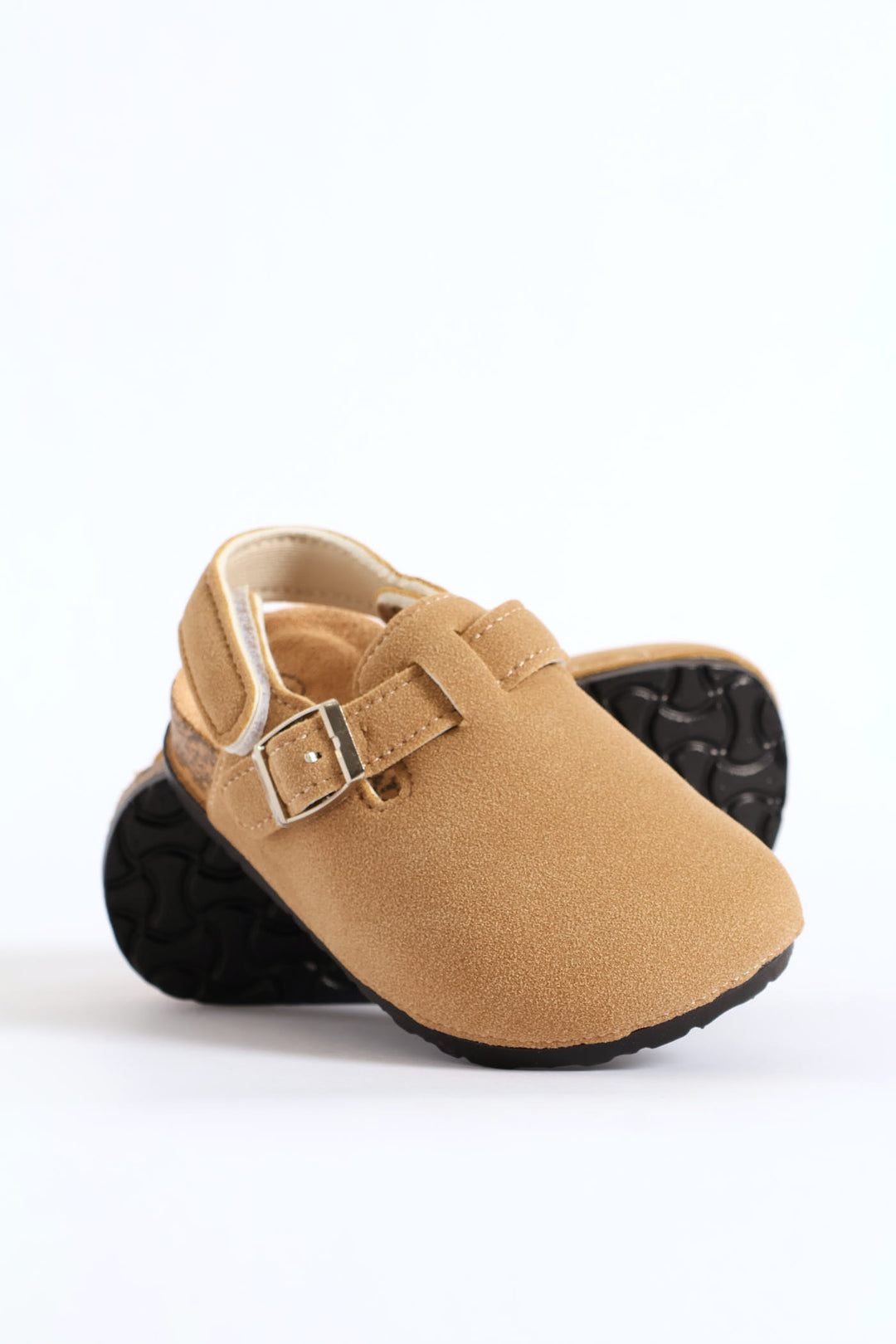 Baby Boys Slingback Closed Toe Sandal - Tan
