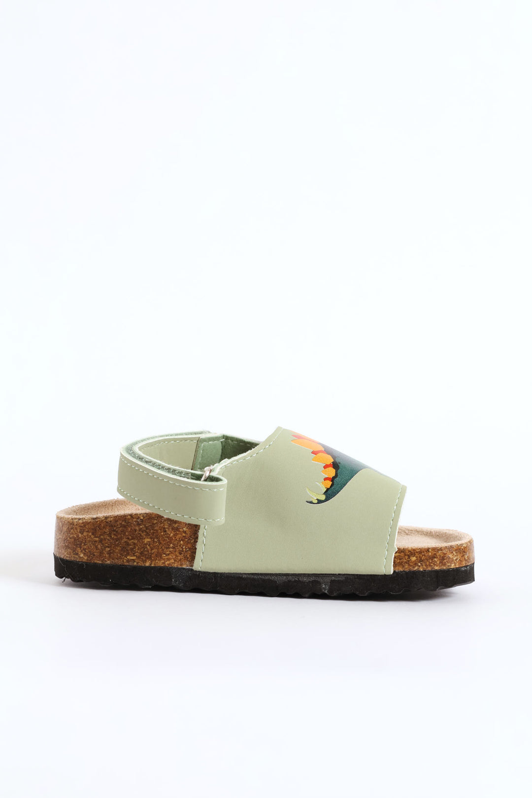 Pre-Boys Dino Print Health Sandal - Sage