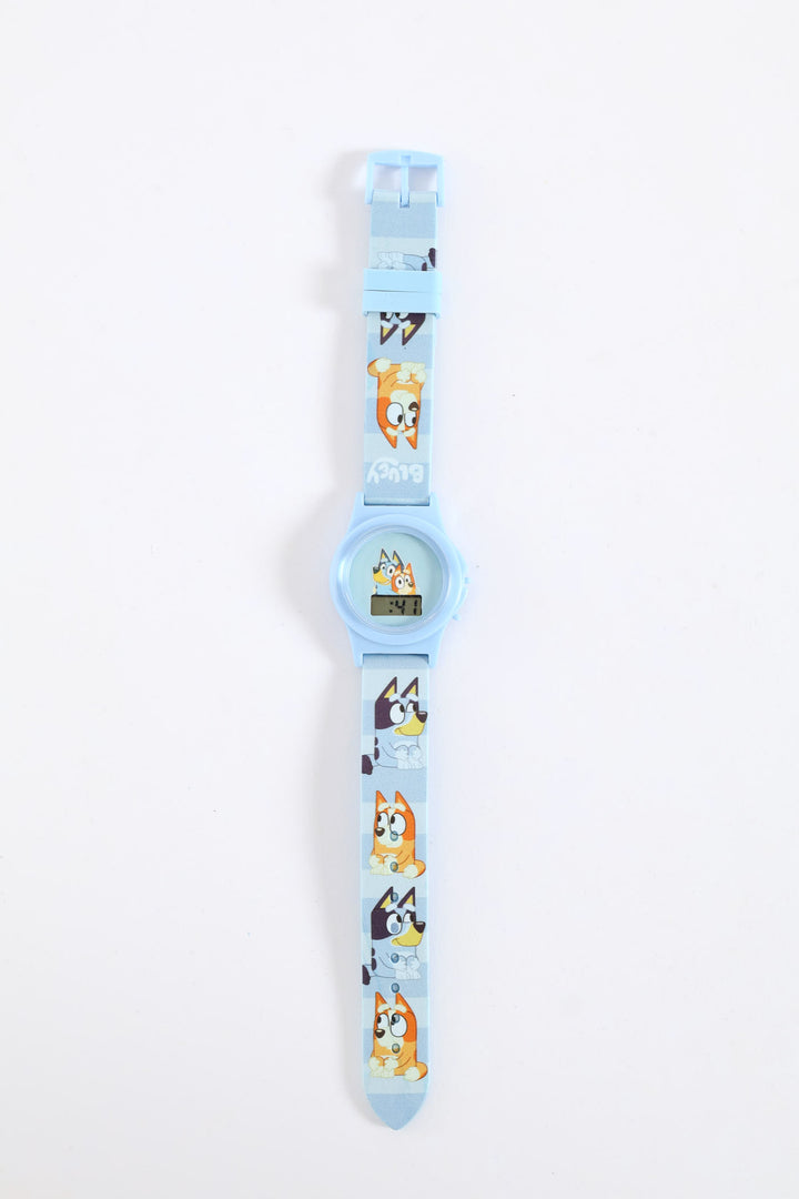 Boys Bluey Digital Watch - Light Blue