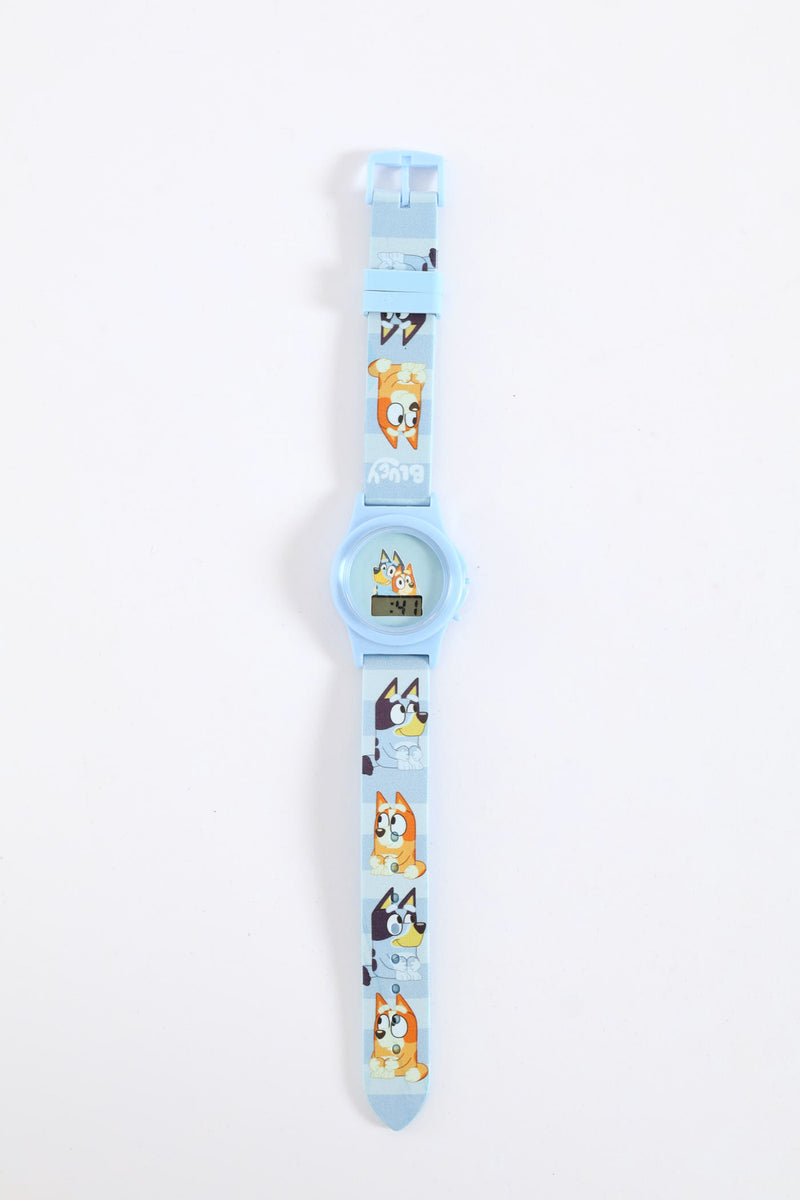 Boys Bluey Digital Watch - Light Blue